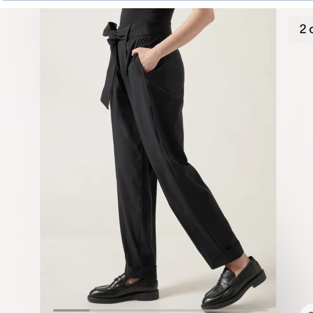 Athleta Black Track Pants